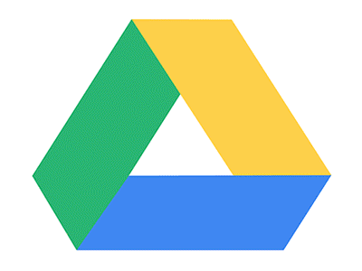 Logo de Google Drive animado