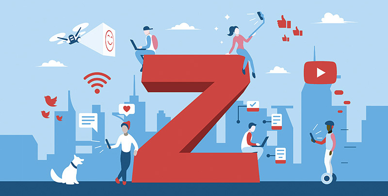 Generacion Z, la primera generacion que ha crecido plenamente en la era digital, con ordenadores y acceso a internet en todo momento