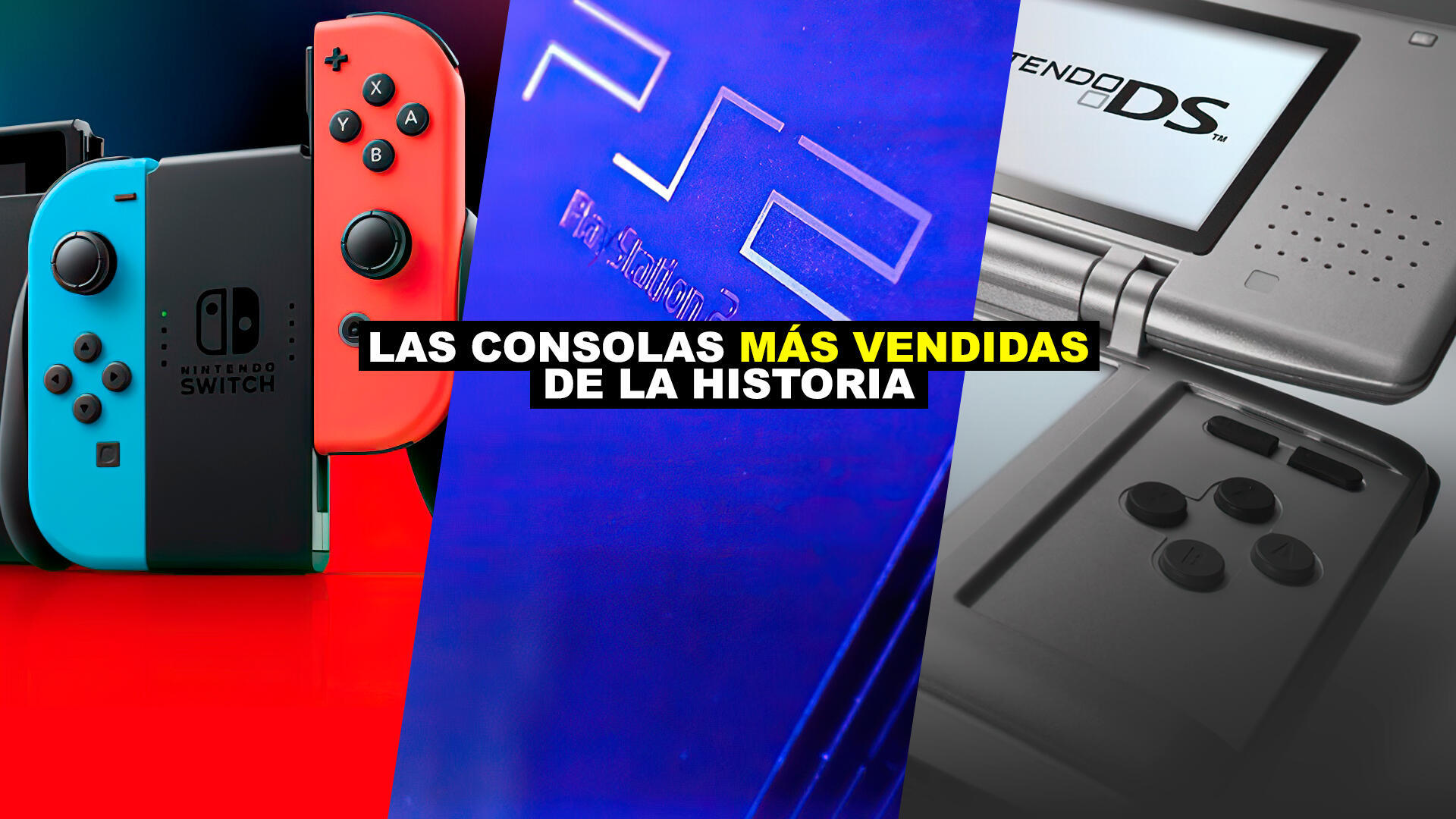 Las 5 consolas más vendidas de la historia