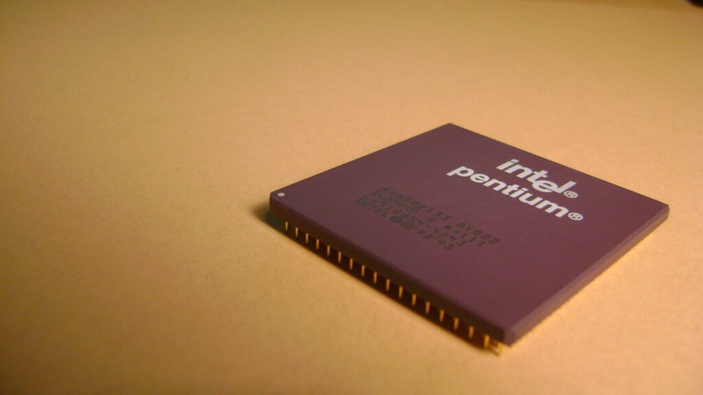 Procesador intel pentium , el mas vendido de la historia de esta compañia