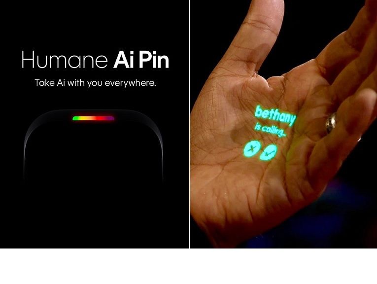 Descubre AI Pin, el revolucionario gadget de 2023 con inteligencia artificial GPT-4 de ChatGPT, que se adhiere a tu ropa y te ofrece traducción de voz