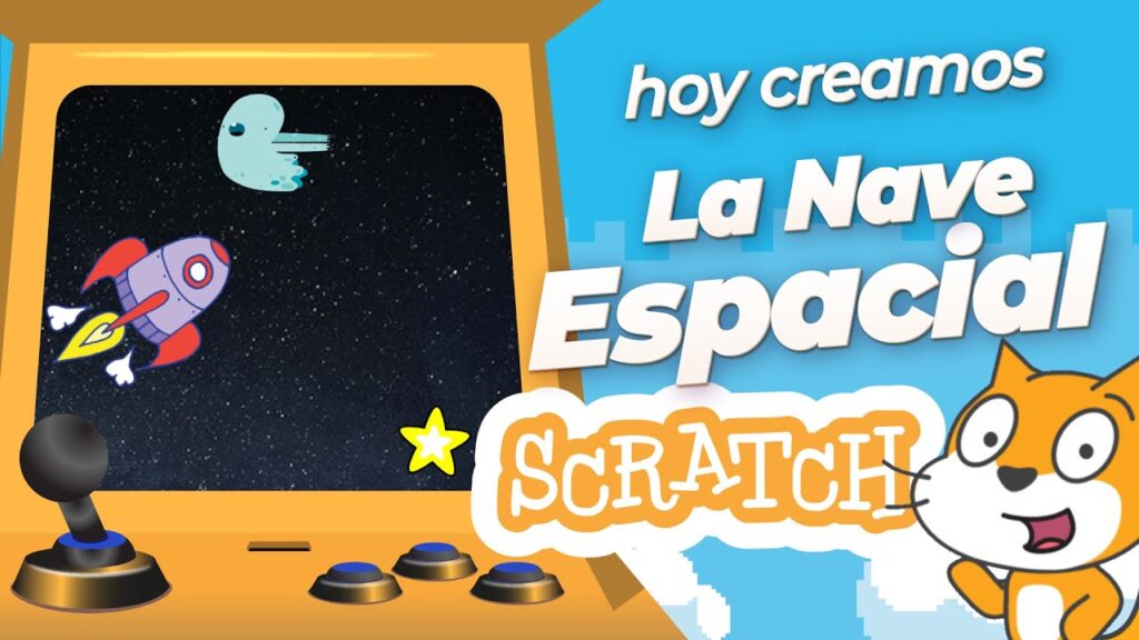 Aprende a crear un emocionante juego en Scratch con este tutorial paso a paso. Controla una nave espacial, recoge estrellas y más