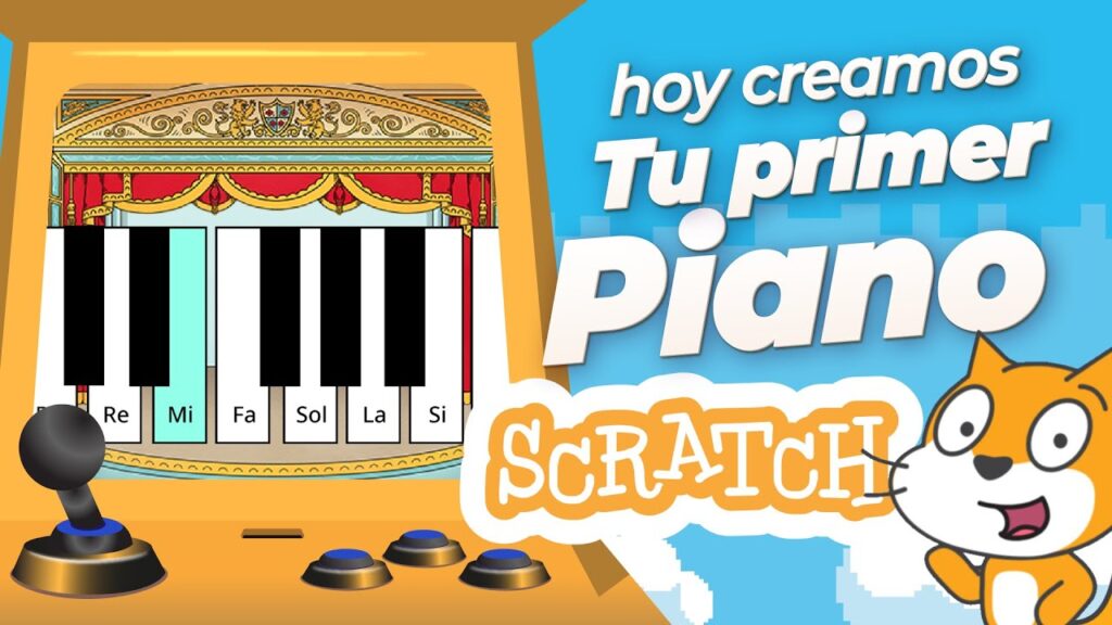 Aprende a crear un piano interactivo en Scratch para la educación en línea. Personaliza las teclas, añade sonidos y fomenta la creatividad en tus alumnos
