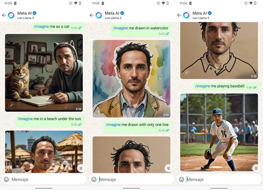 Descubre cómo Meta AI está transformando WhatsApp con su innovadora función de generación de fotos personalizadas, ofreciendo una experiencia única y divertida a los usuarios.