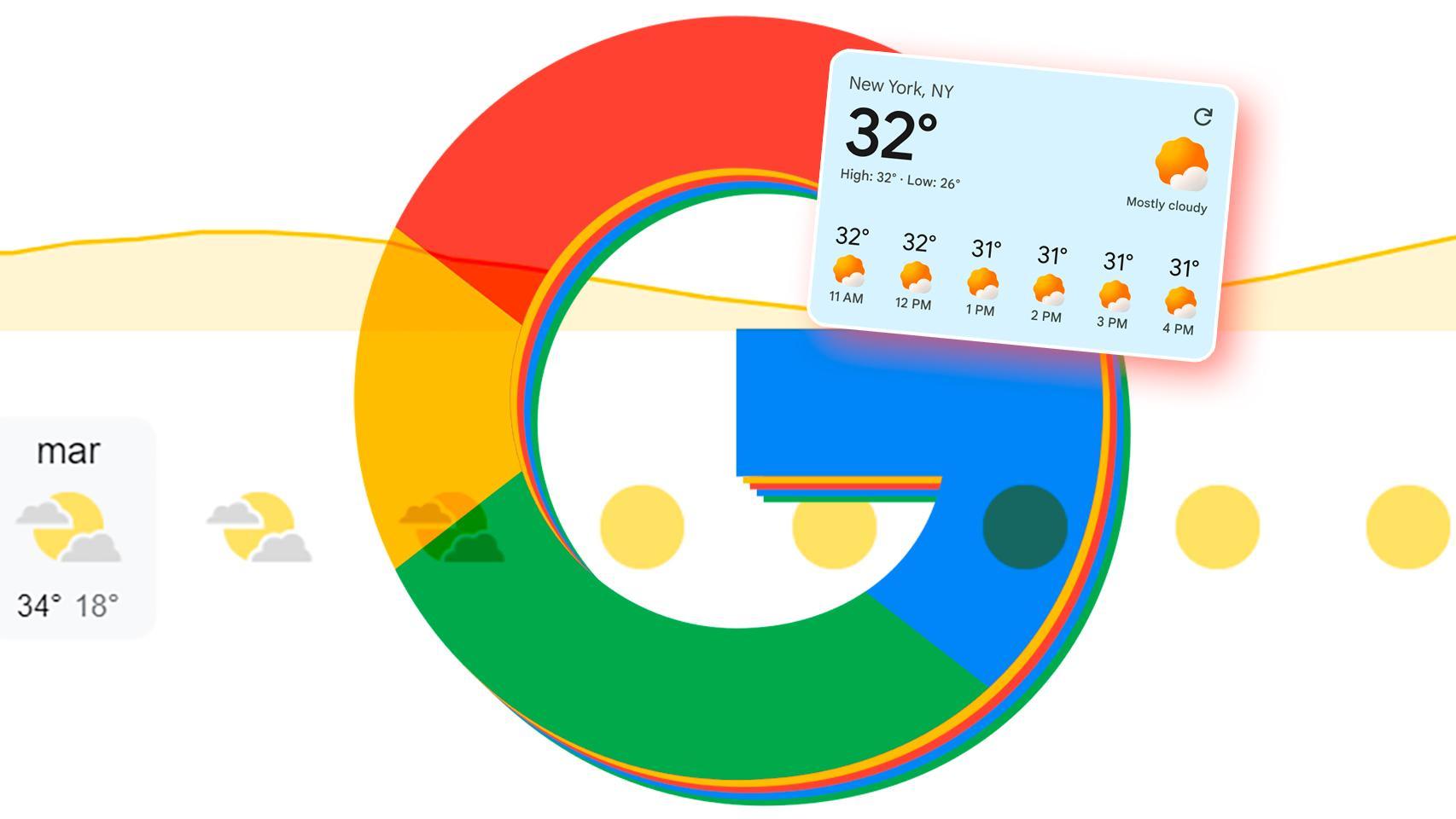 Descubre las mejoras en Google Weather con los nuevos widgets que incluyen un botón para actualizar el clima. Mantente informado