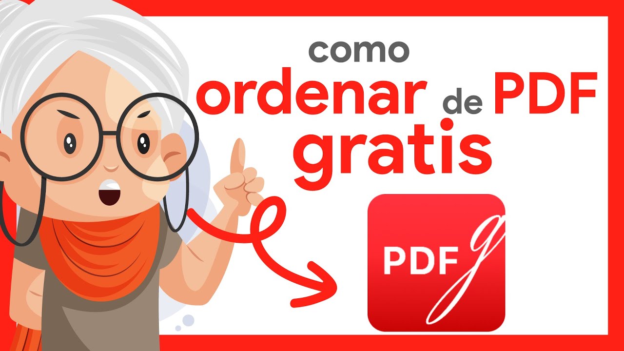 Cómo ordenar, insertar y eliminar páginas en un PDF gratis