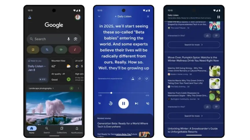 Google creará un podcast personalizado para que lo escuches cada mañana