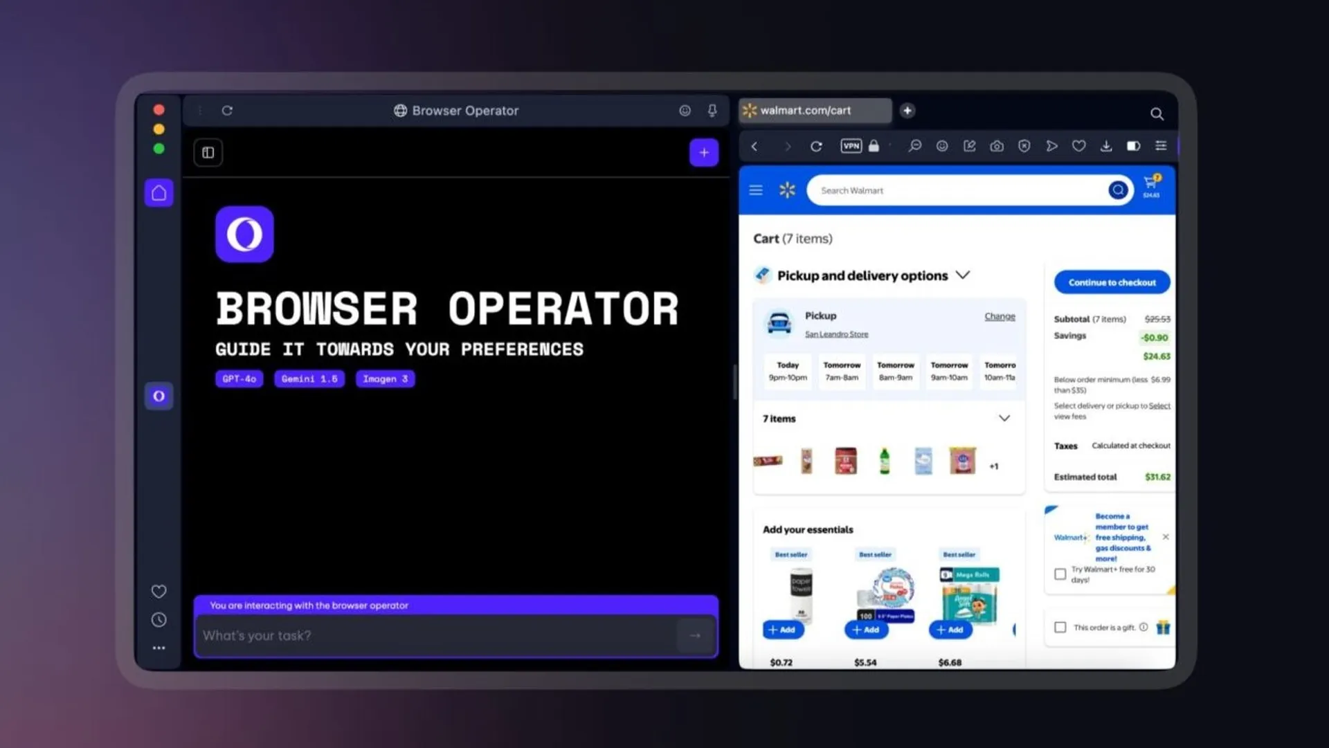 Opera Operator Browser: La IA que funciona en tu dispositivo sin depender de la nube